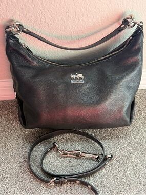 Coach Madison Black Leather Bag